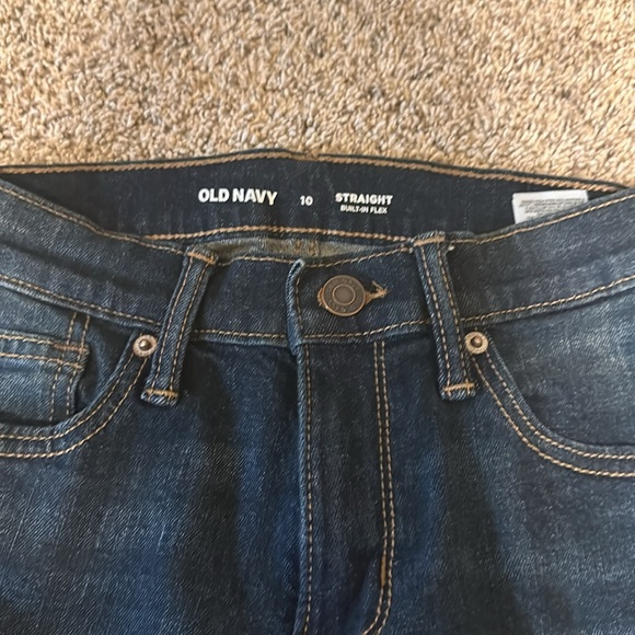 Old Navy boys size 10 straight leg jeans.  Slim like style - Picture 3 of 3